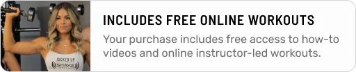 includes free online workouts